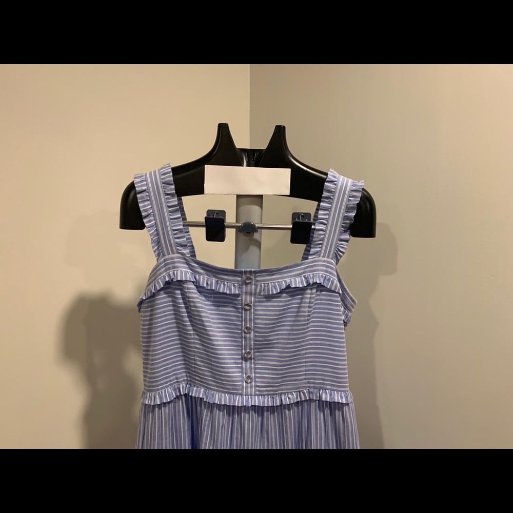 Gal Meets Glam Courtney Rio Stripe Lawn Maxi Dress - Picture 3 of 5